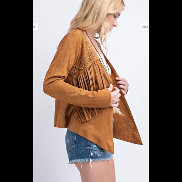 VOCAL Fringe Jacket W/ Studs - Picture 3 of 8